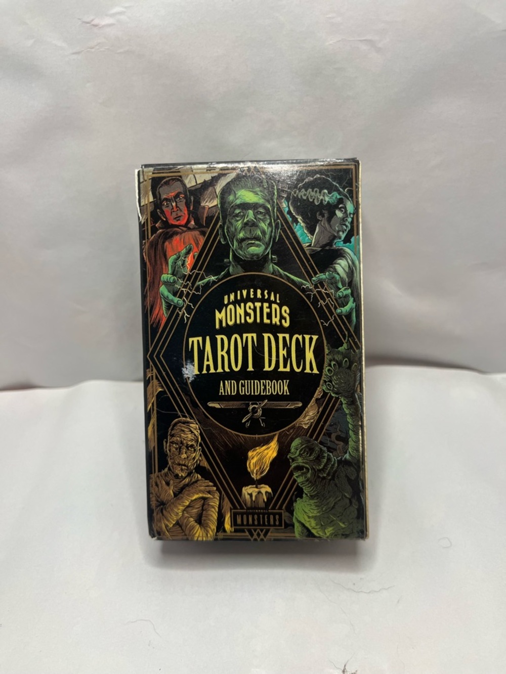 Universal Monsters Tarot Deck - Black & Gold Box